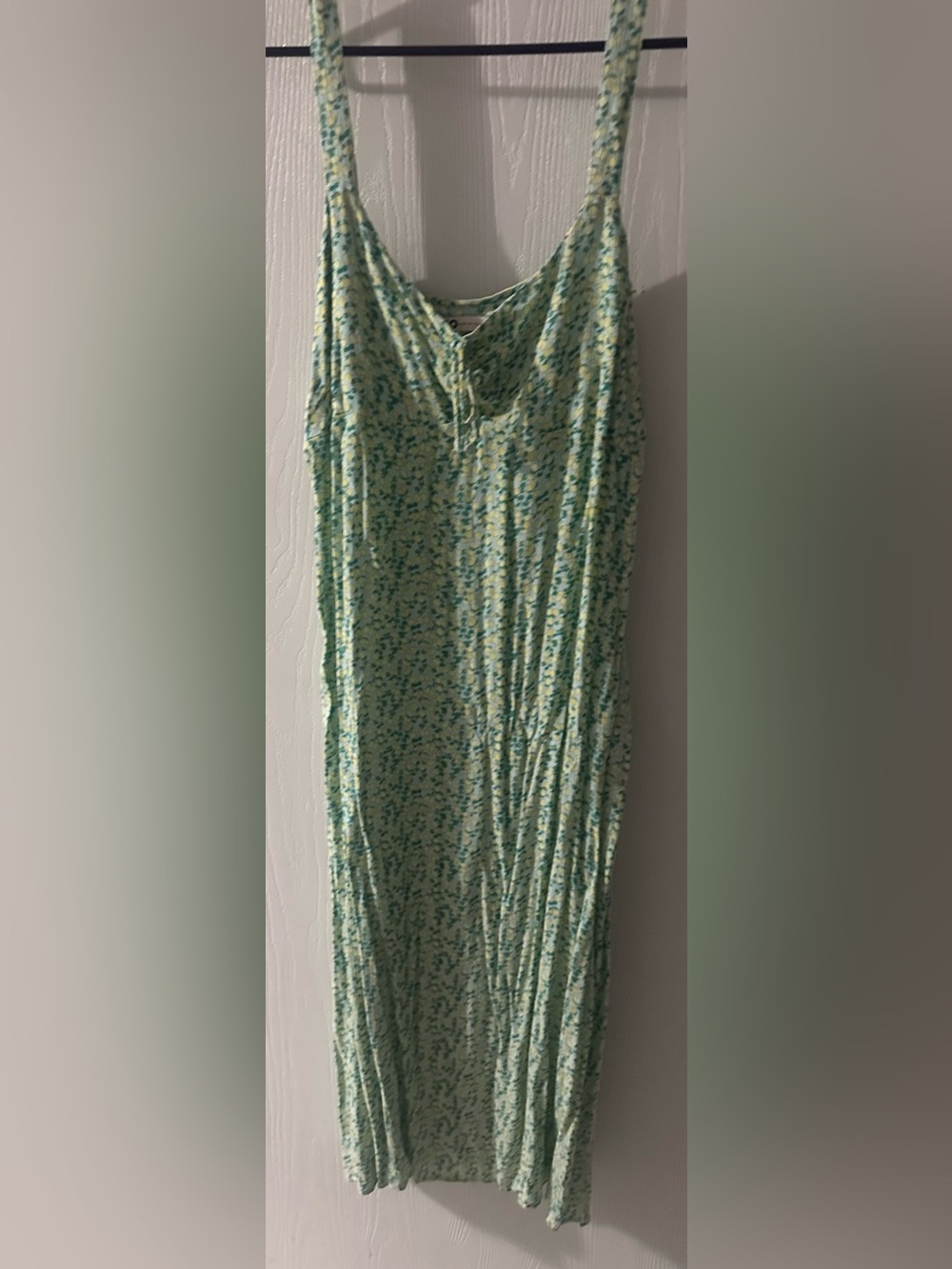 SO Mint Green Floral Maxi Slip Dress